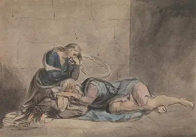Lear and Cordelia in Prison William Blake